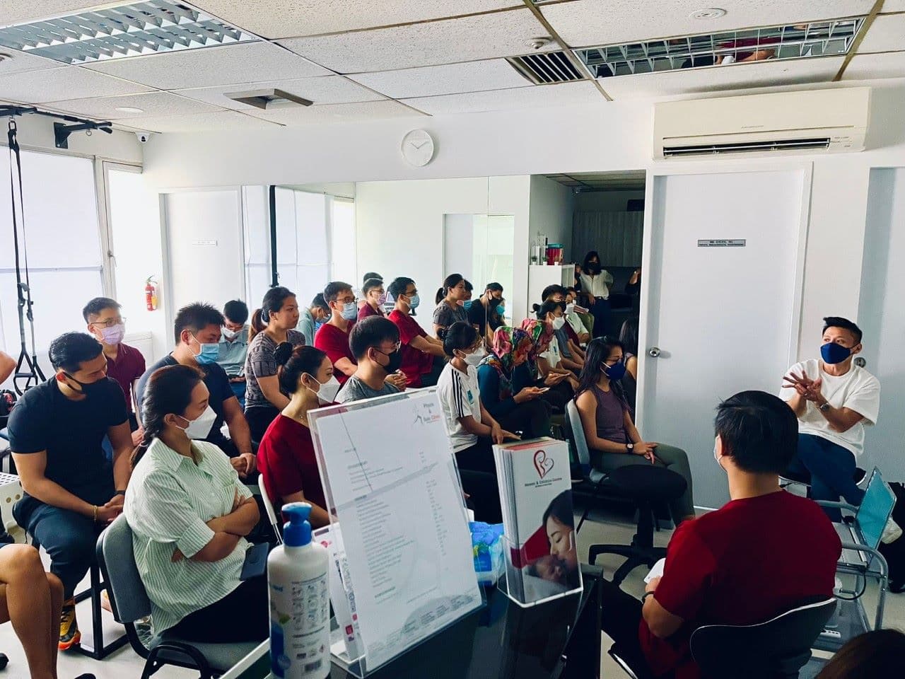 AHA workshop training session