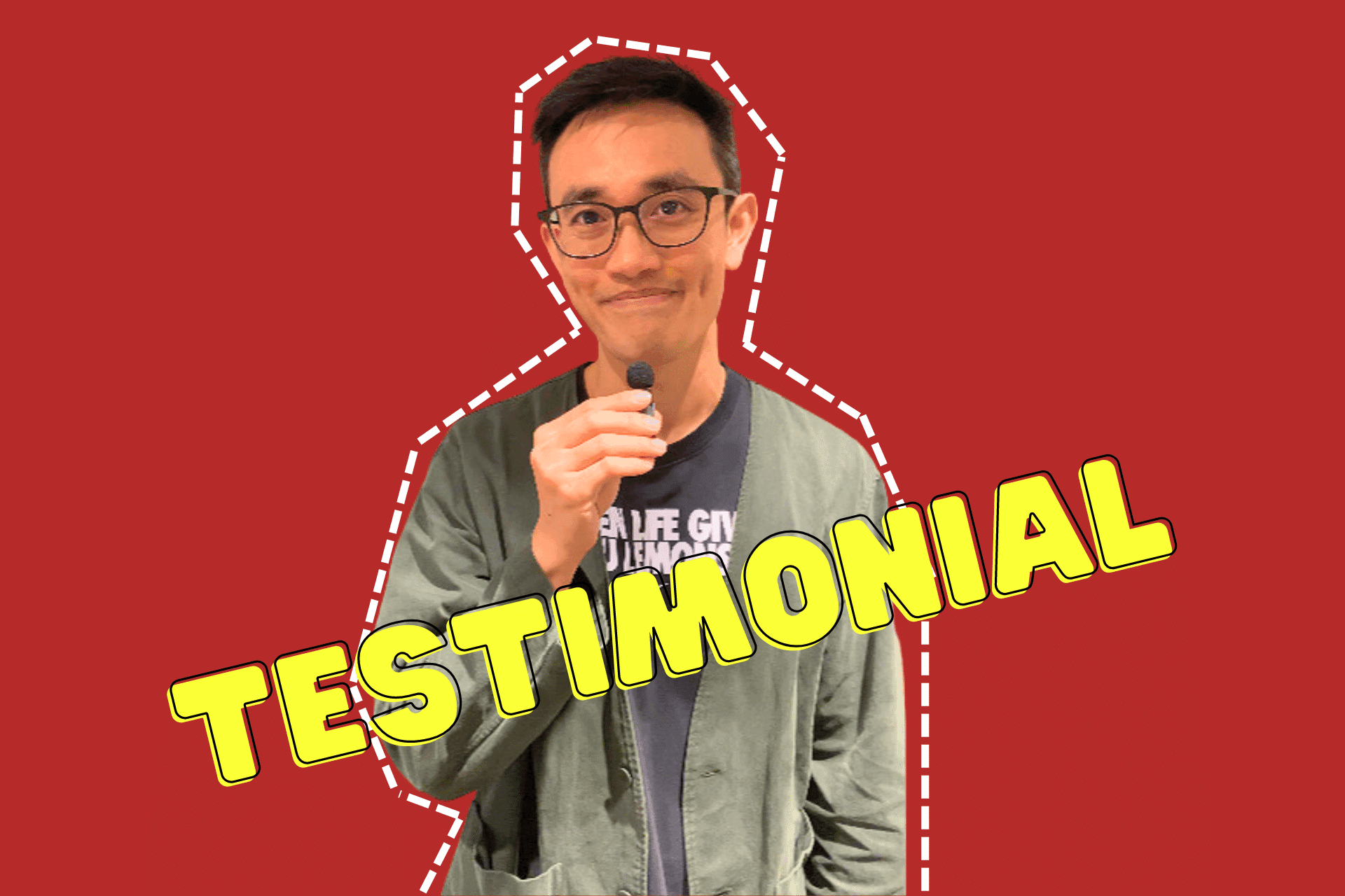 Testimonial video thumbnail